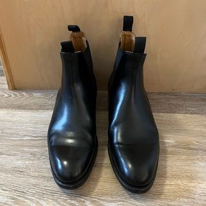Meermin Men’s Chelsea Boot (101050) in Black Calf, size US 11, like-new